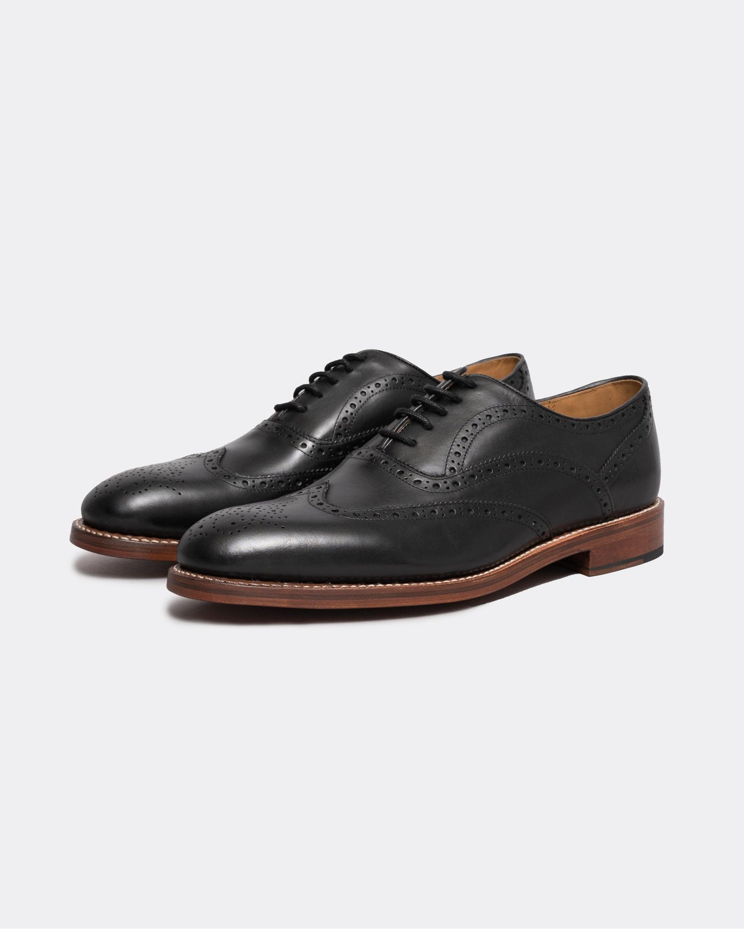Oliver Sweeney Aldeburgh Mens Leather Brogue - Black