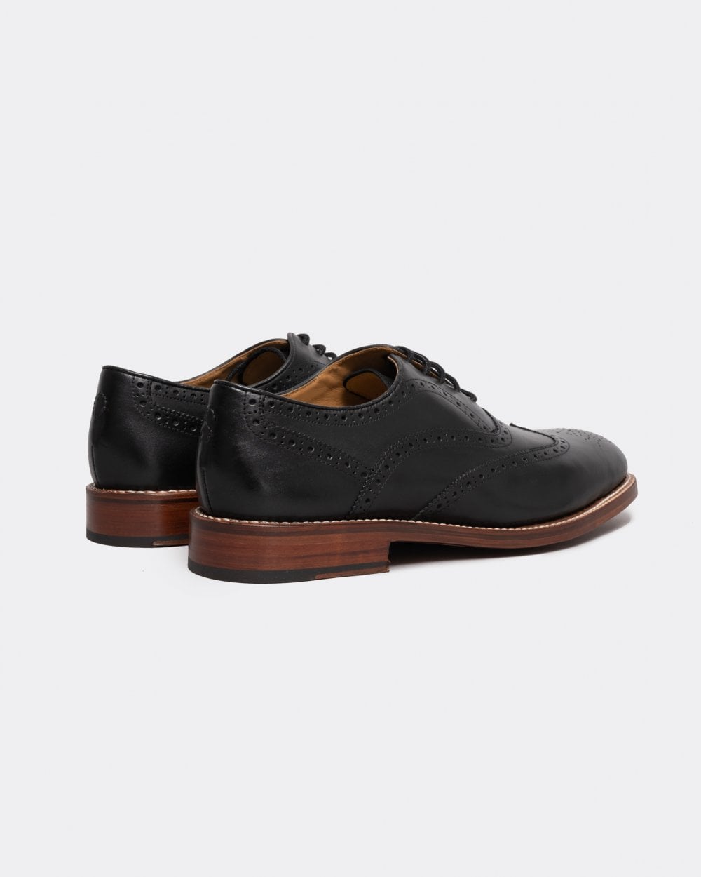 Oliver Sweeney Aldeburgh Mens Leather Brogue - Black