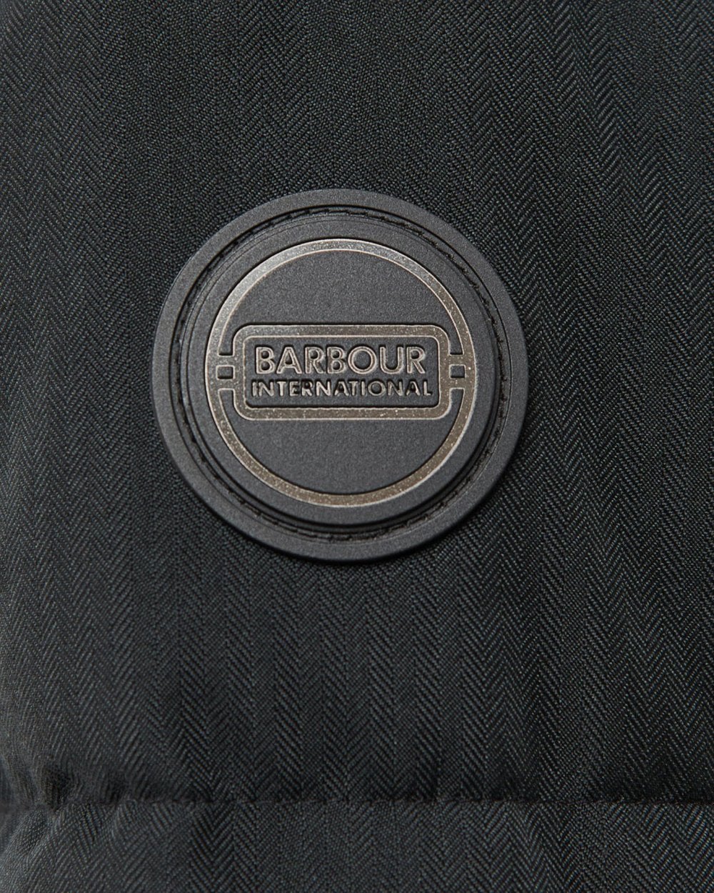 Barbour International Titanium Womens Quilted Jacket - Black/Black