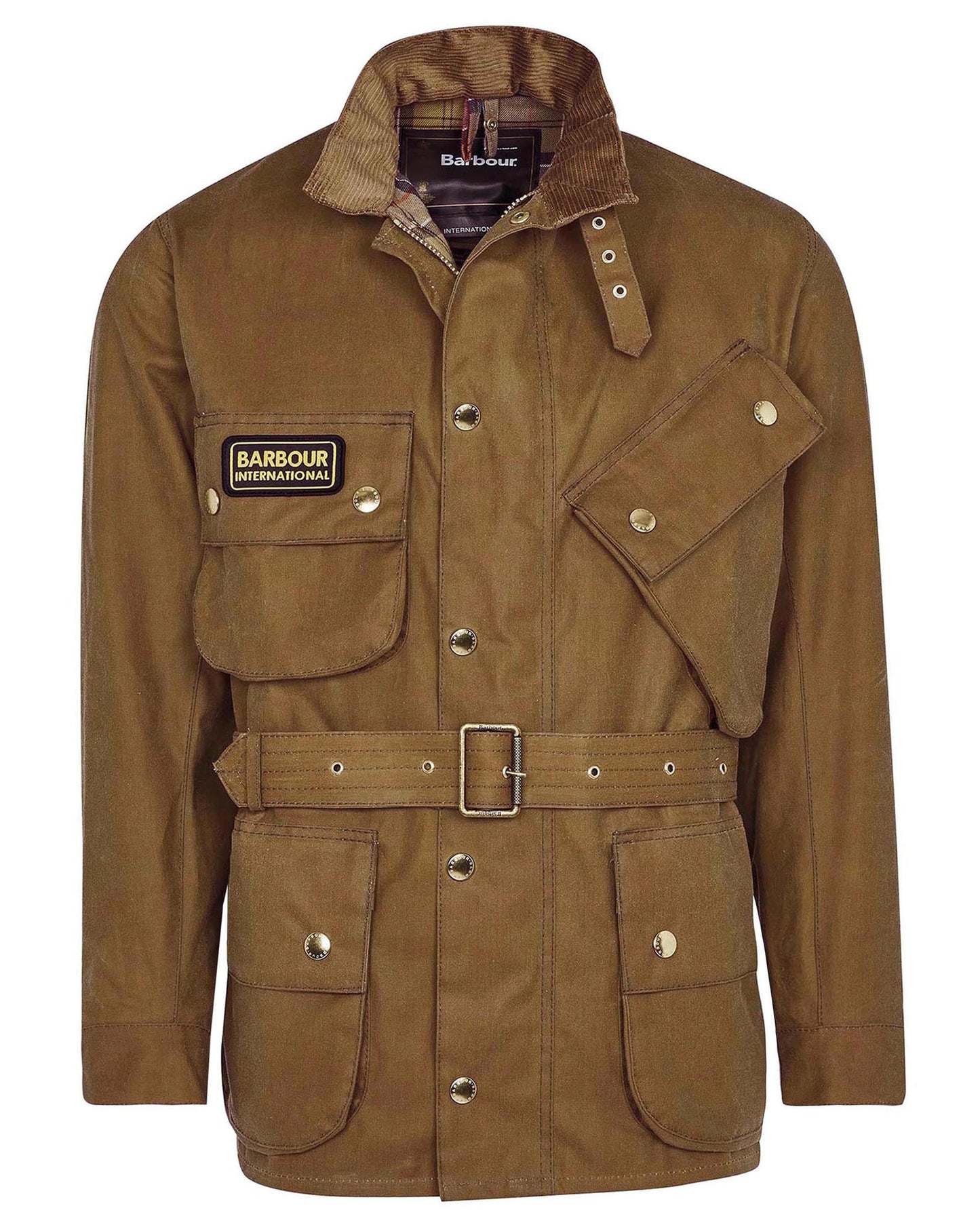 Barbour International Mens Original Wax Jacket - Sand