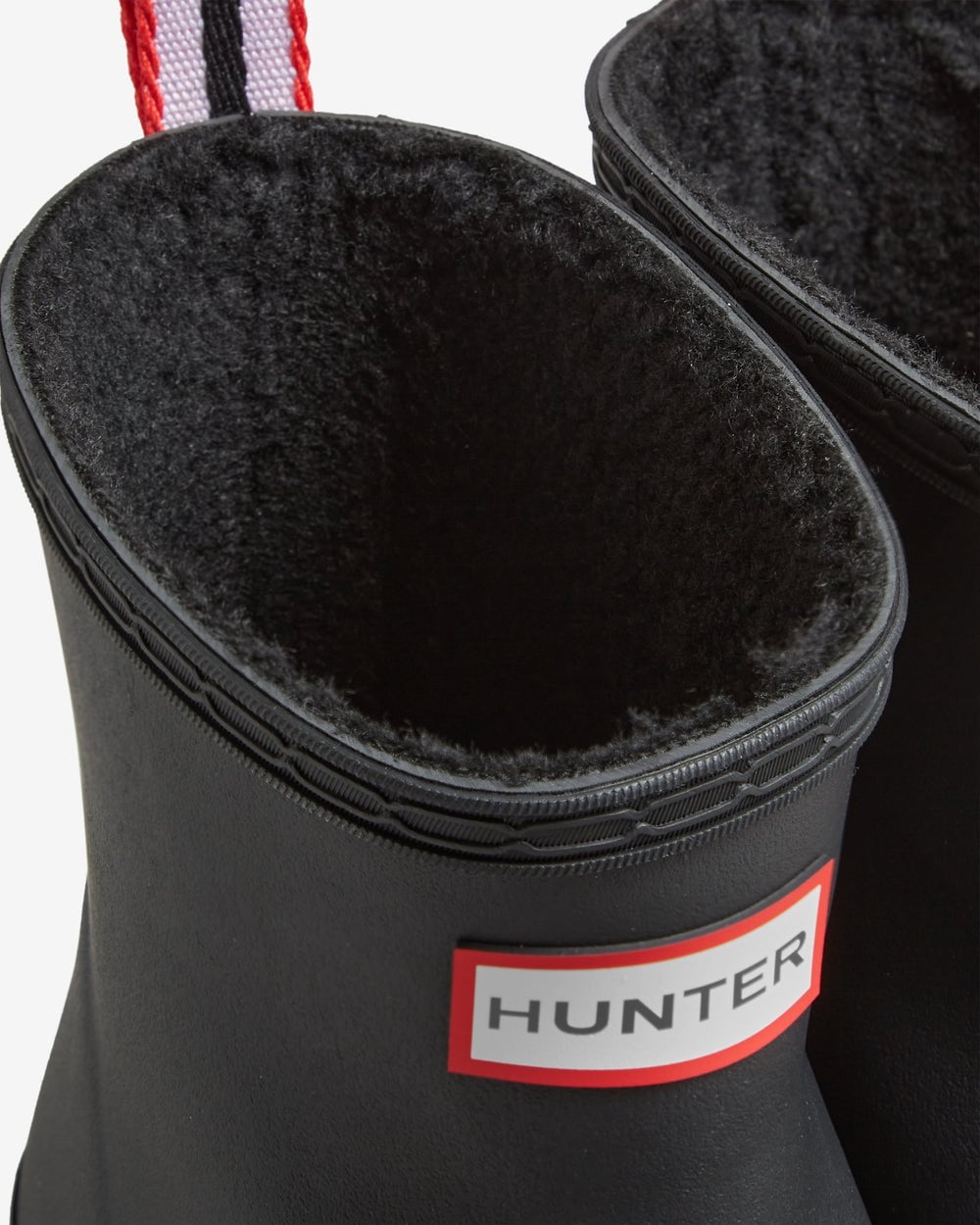 Hunter Play Womens Shearling Insulated Short Wellington Boots
