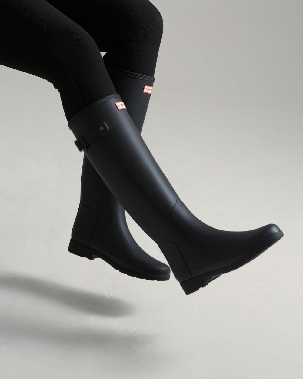 Hunter Refined Logo Tall Slim Fit Womens Boots