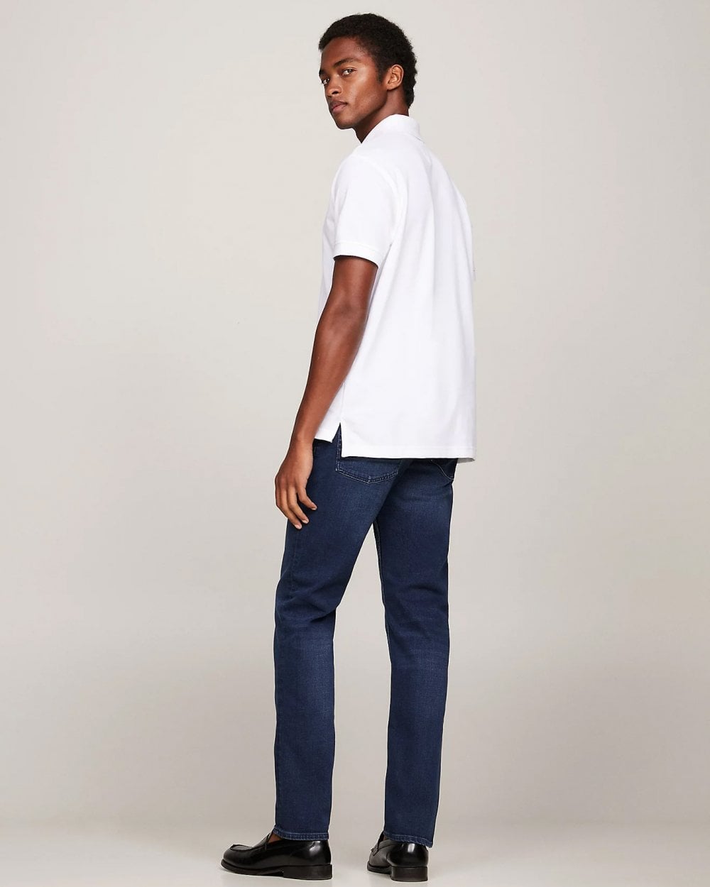 Tommy Hilfiger 1985 Regular Fit Mens Polo - White