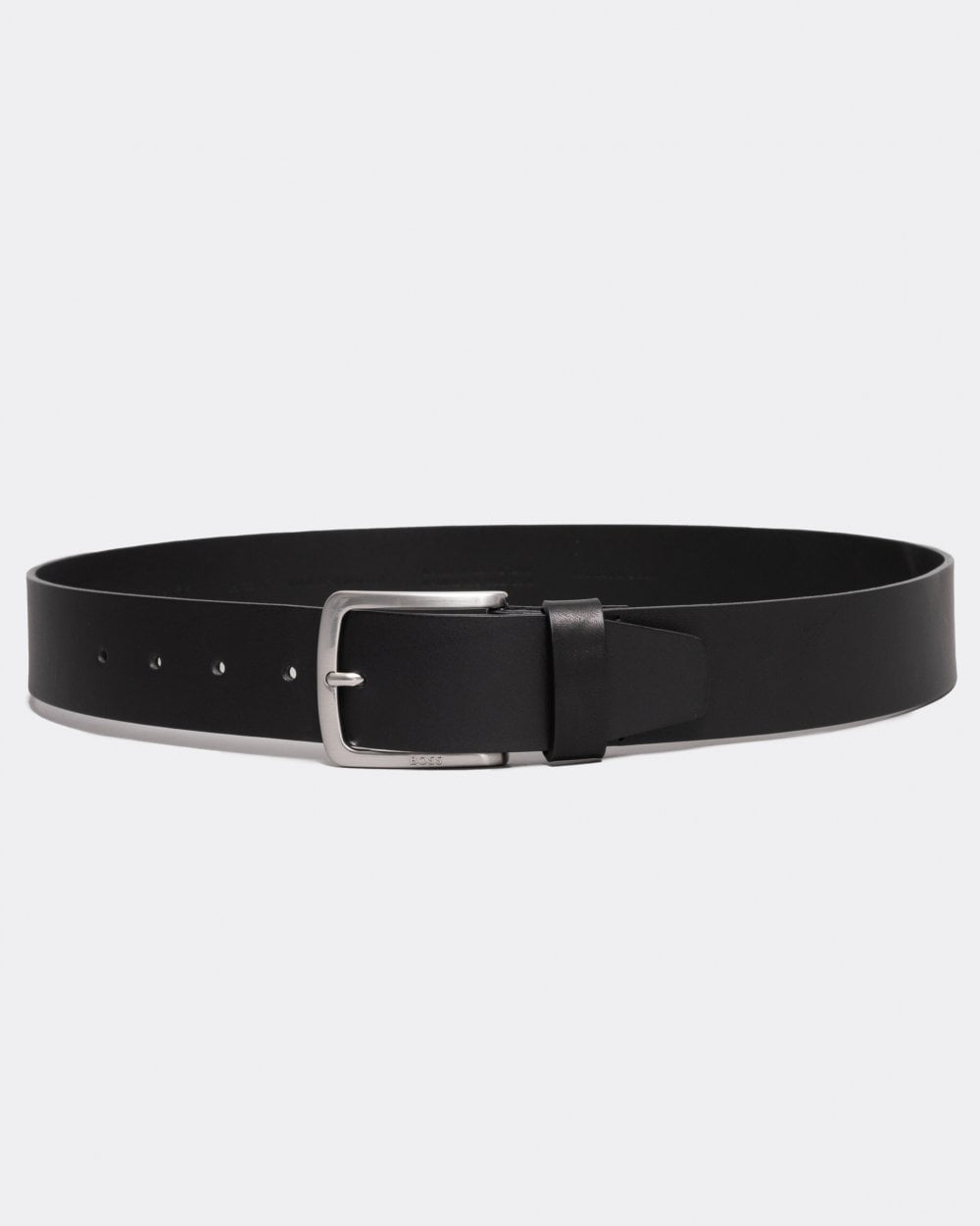 BOSS Orange Jor-V Italian-Leather Belt With Logo-Engraved Buckle