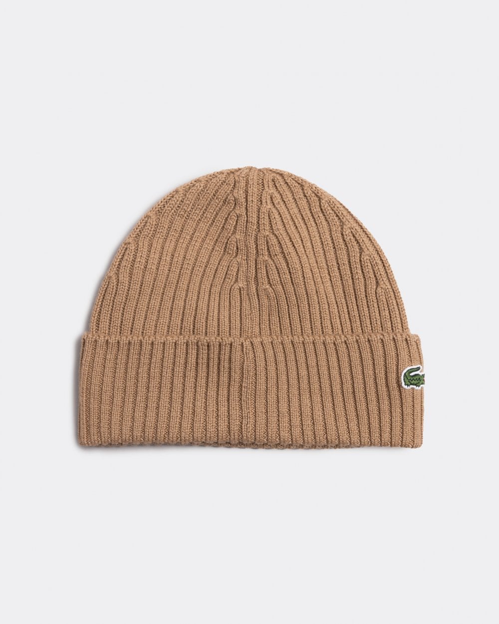 Lacoste Mens Ribbed Beanie