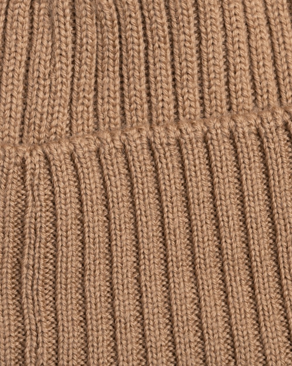 Lacoste Mens Ribbed Beanie - Cookie SIX