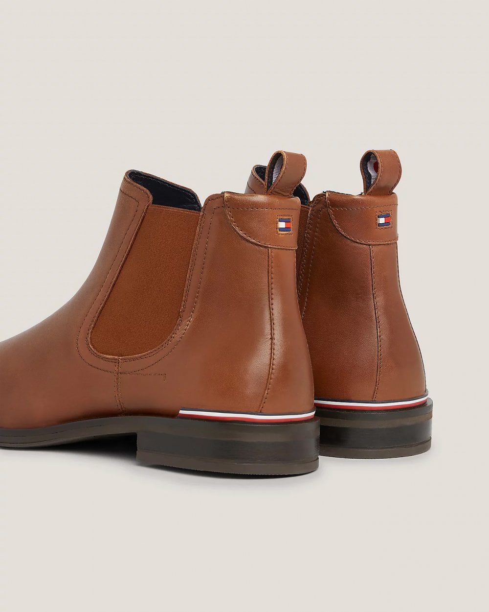 Tommy Hilfiger Core RWB Hilfiger Mens Leather Chelsea Boots