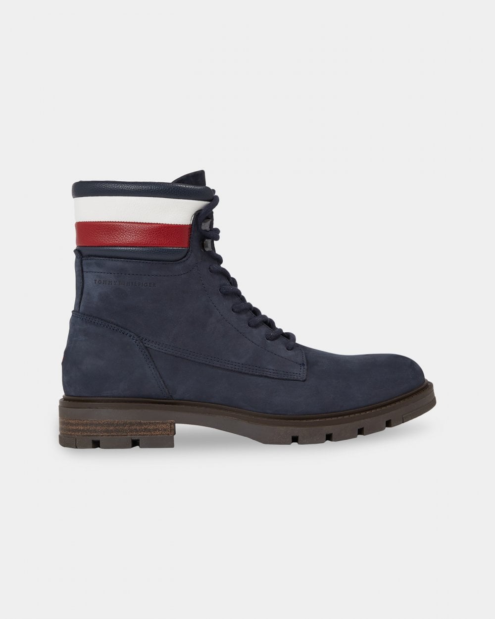 Tommy Hilfiger Corporate Hilfiger Mens Nubuck Boots - Desert Sky