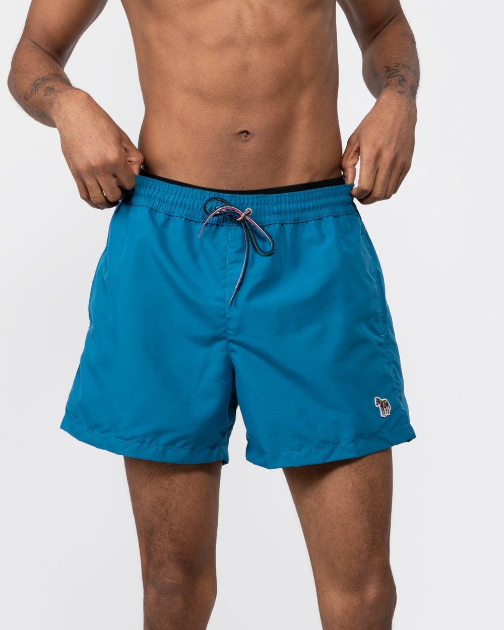 Paul Smith Mens Zebra Logo Swim Shorts