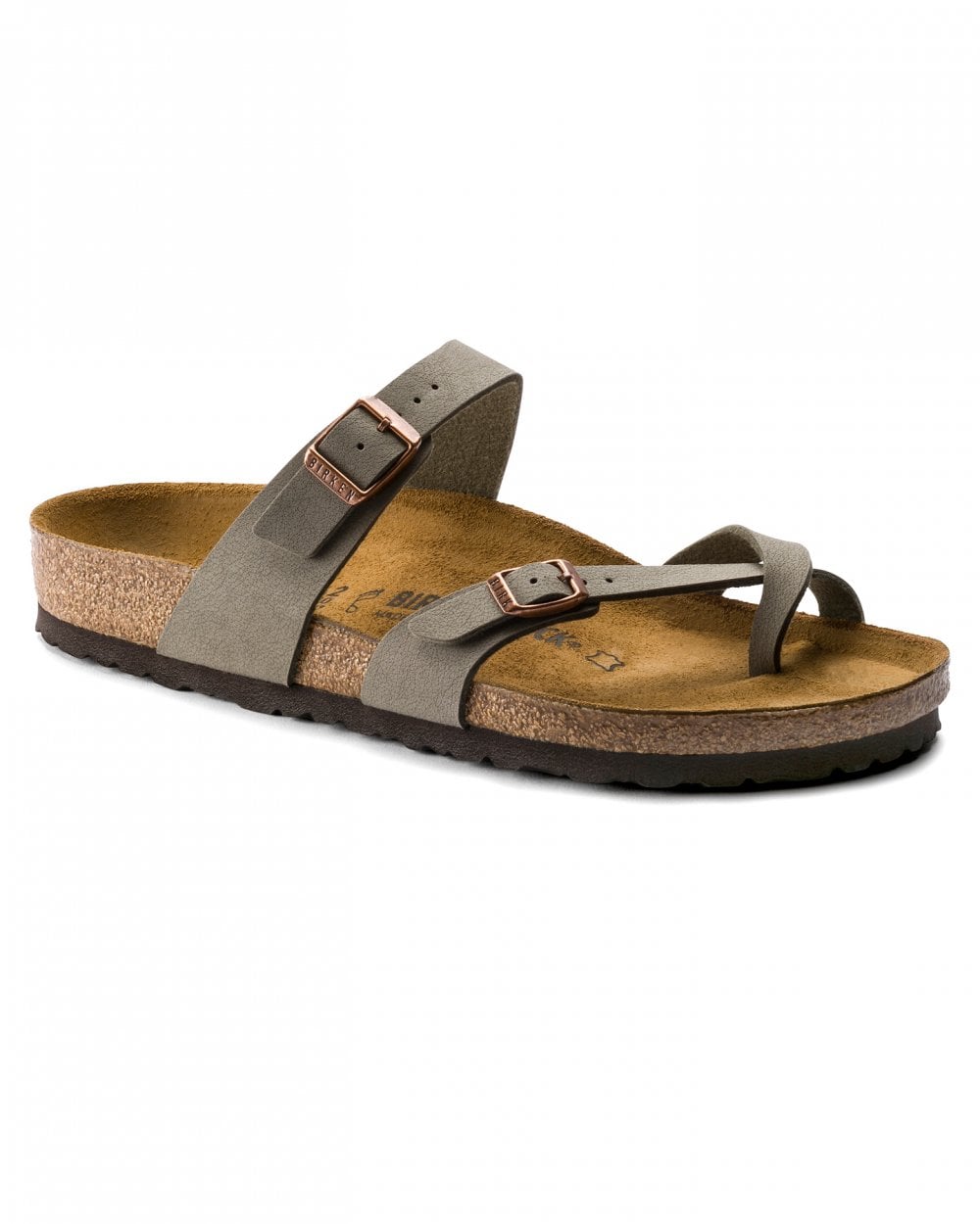 Birkenstock Mayari Birko Flor Womens Sandals - Stone