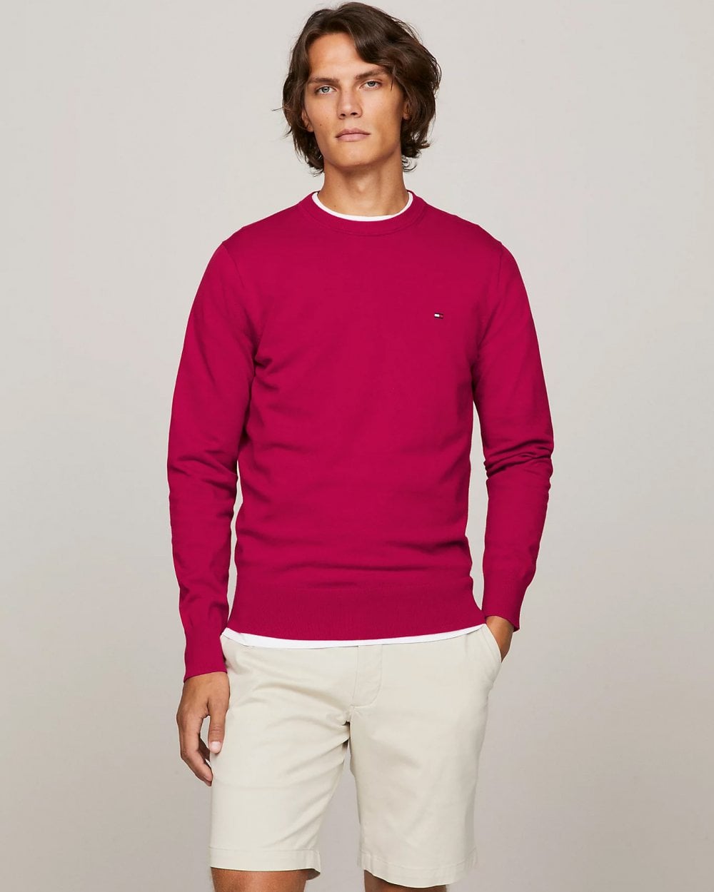Tommy Hilfiger 1985 Flex Mens Crew Neck Sweatshirt