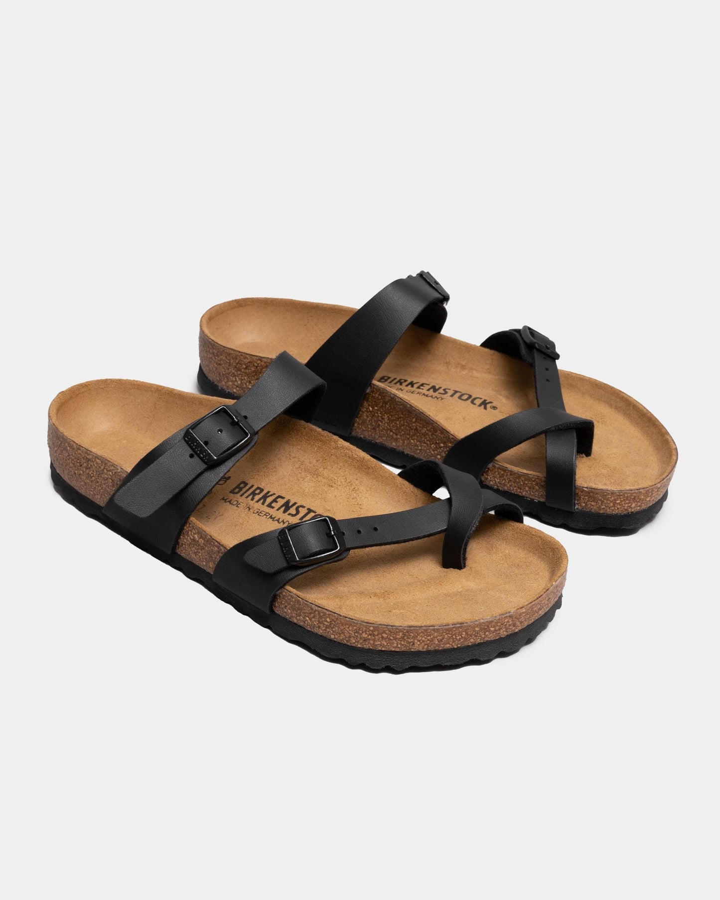 Birkenstock Mayari Birko Flor Womens Sandals - Black