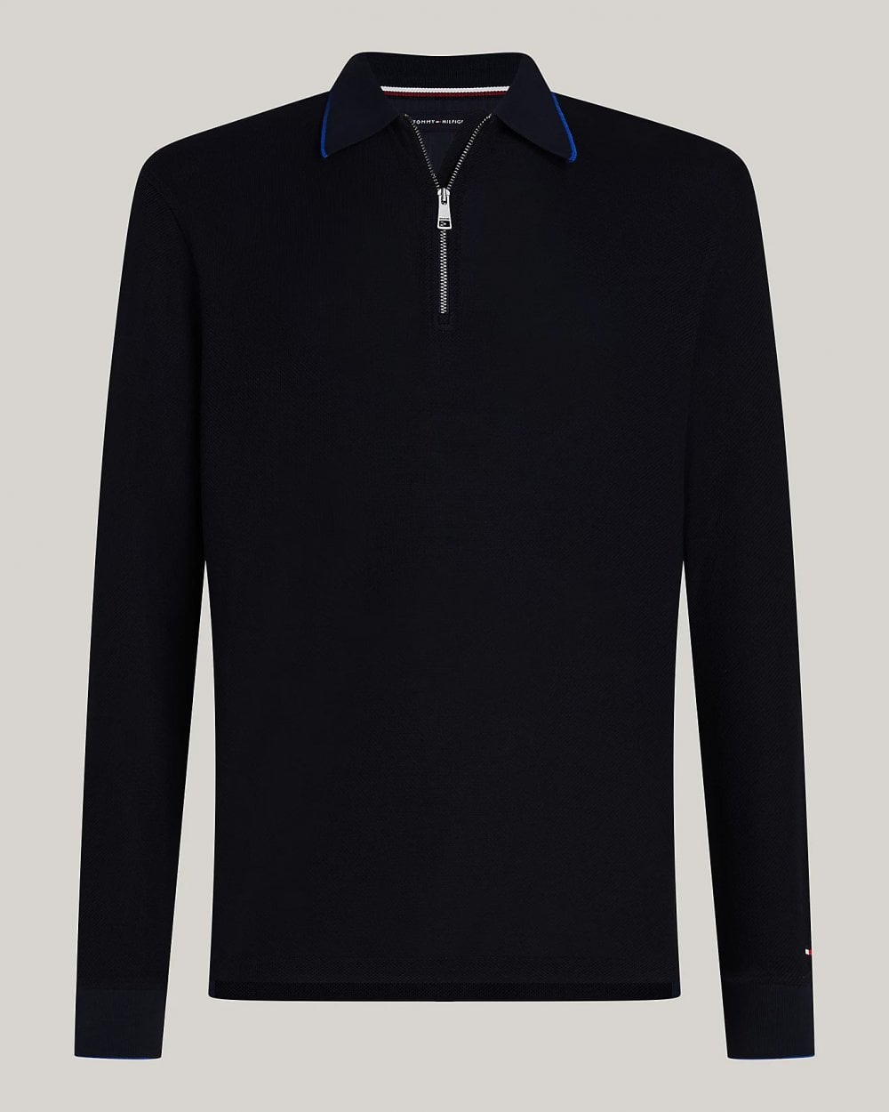 Tommy Hilfiger Tommy Hilfiger DC Structure Long Sleeve Mens Slim Polo