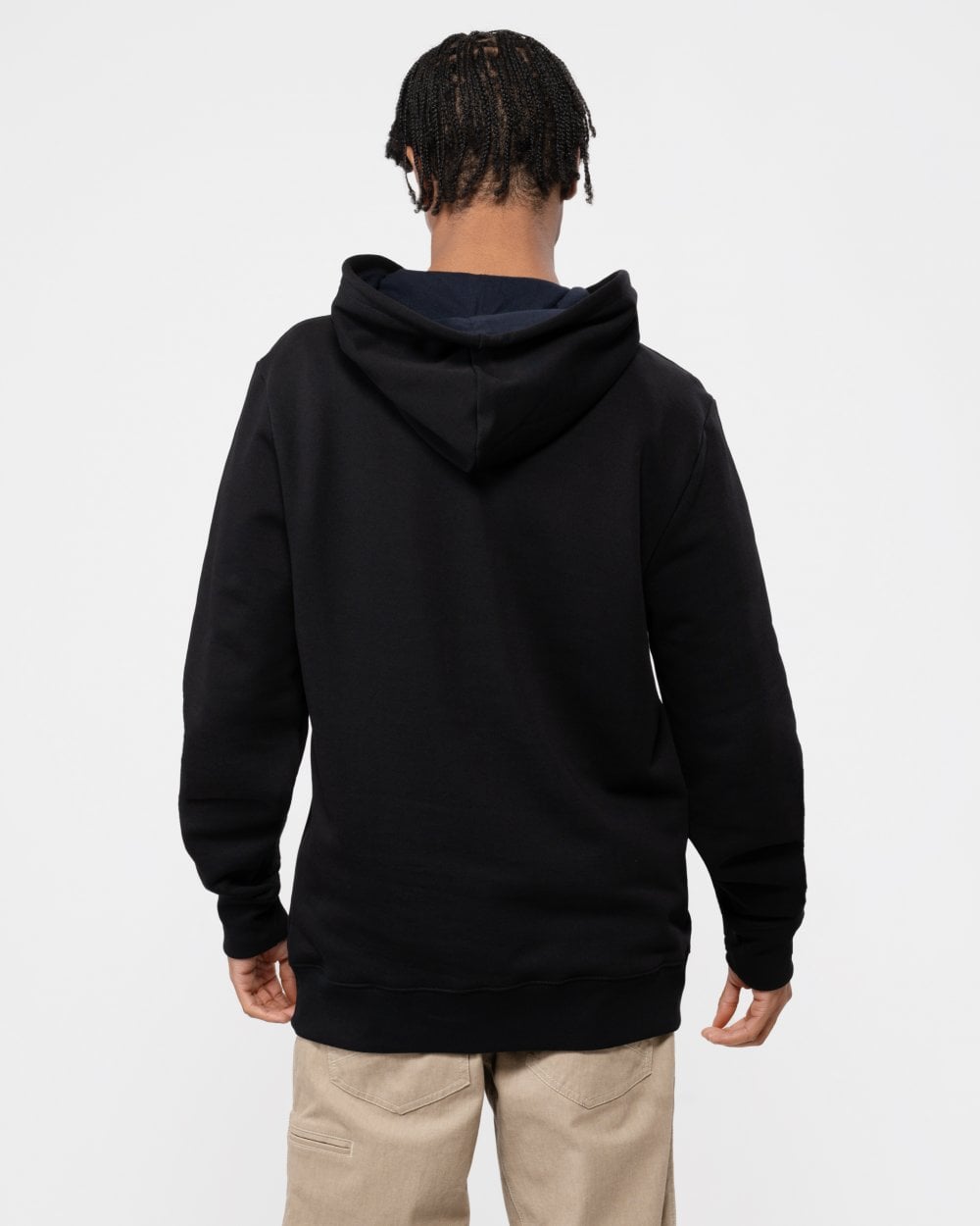 PS Paul Smith Mens Regular Fit Cotton Zebra Logo Hoodie - 79 Black