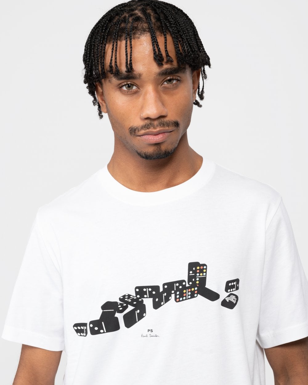 Paul Smith PS Paul Smith Mens Regular Fit Domino Graphic T-Shirt