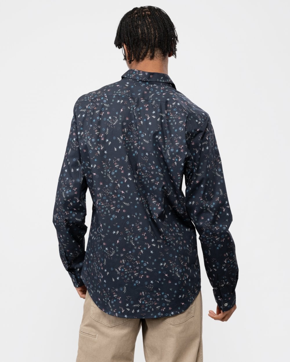 Paul Smith PS Paul Smith Mens Tailored Fit Long Sleeve AOP Shirt