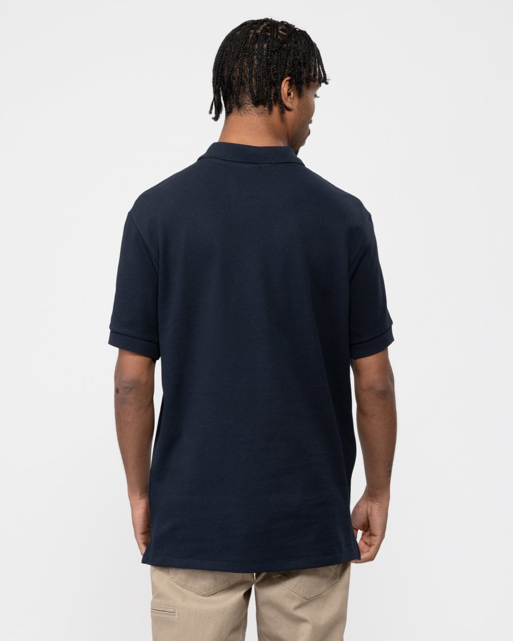 PS Paul Smith Mens Regular Fit Cotton-Piqué Zebra Logo Polo Shirt - 49 Very Dark Navy