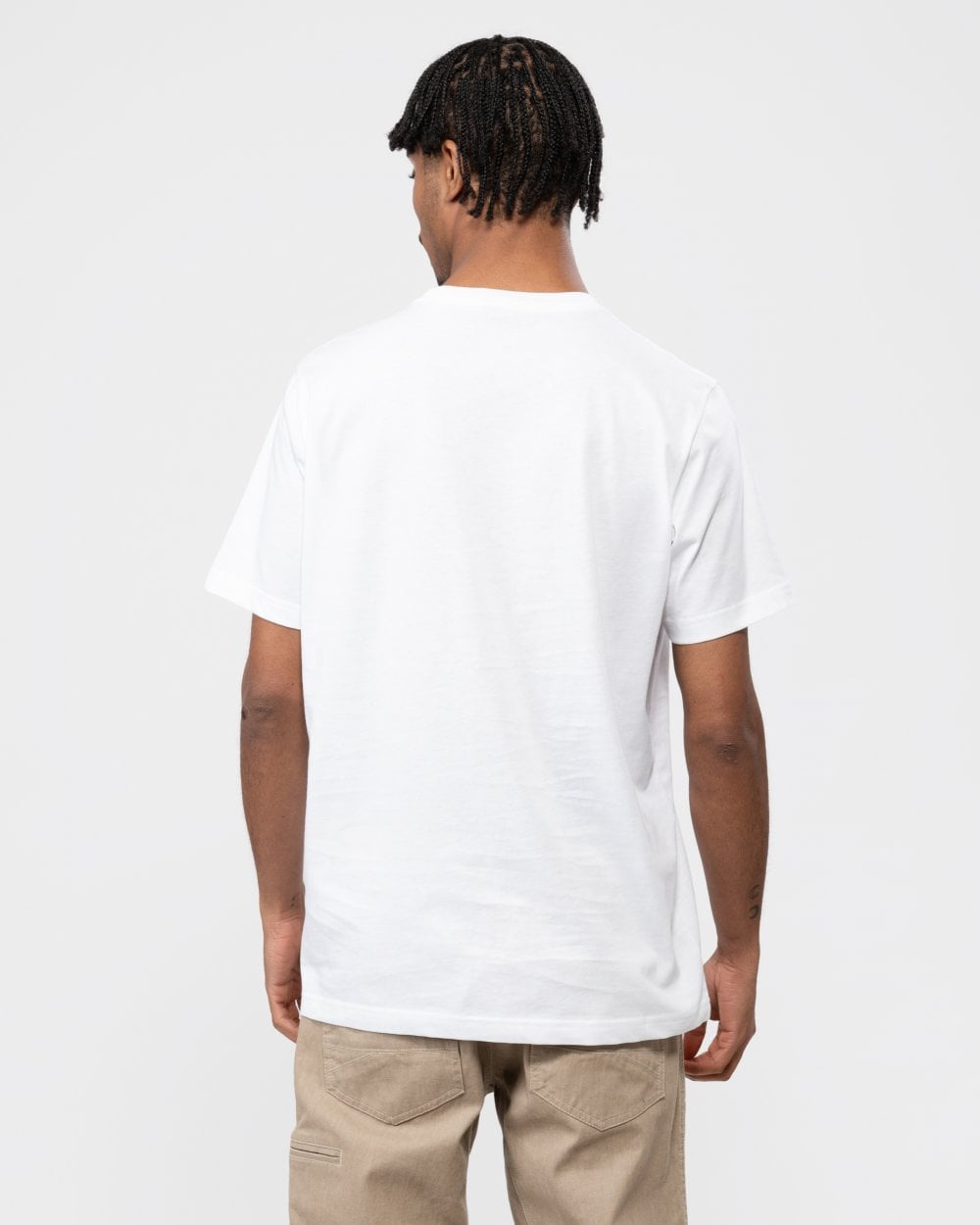 PS Paul Smith Mens Regular Fit Short Sleeve Zebra Logo T-Shirt - 01 White