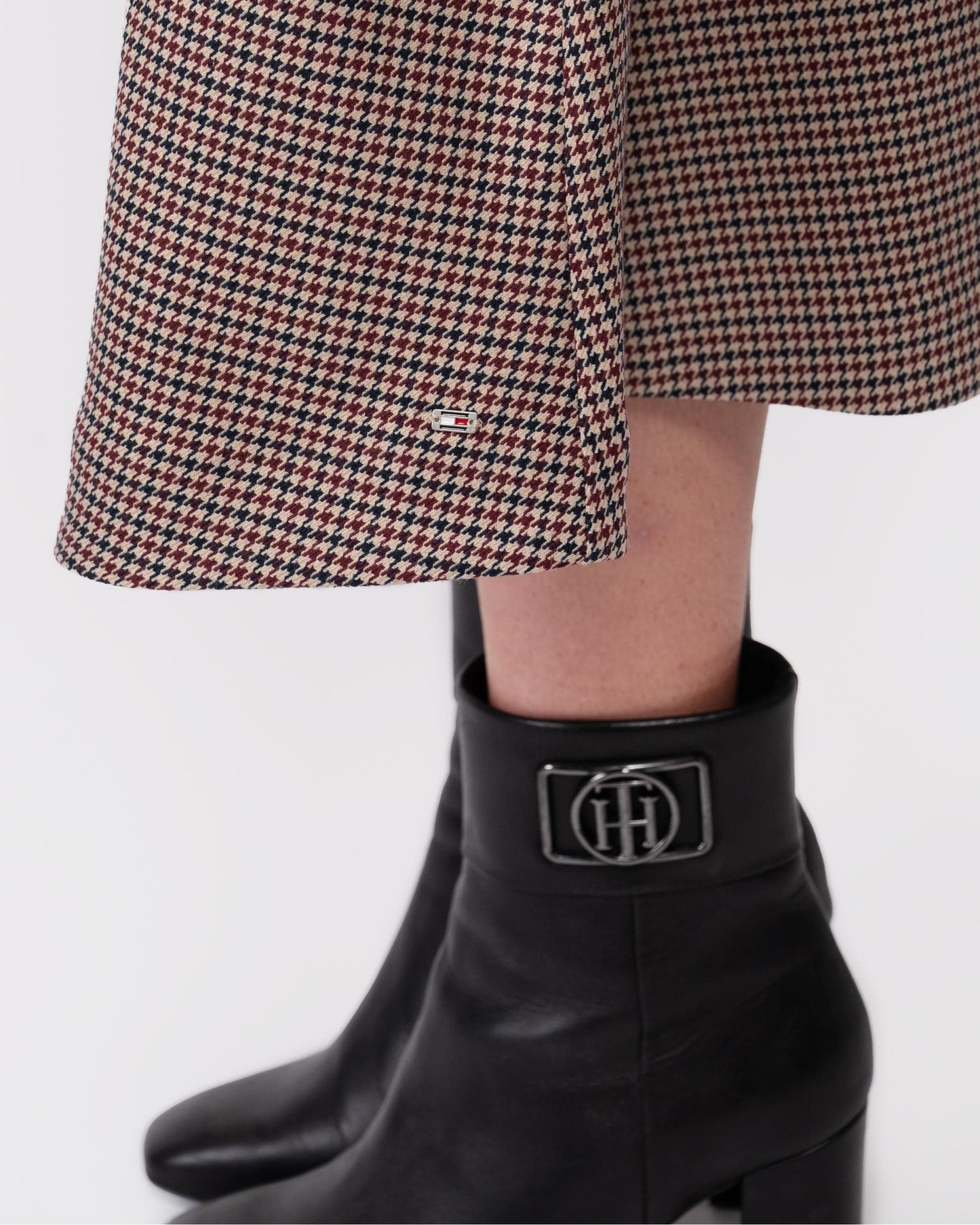 Tommy Hilfiger RWB Check Womens Midi Shirt Dress