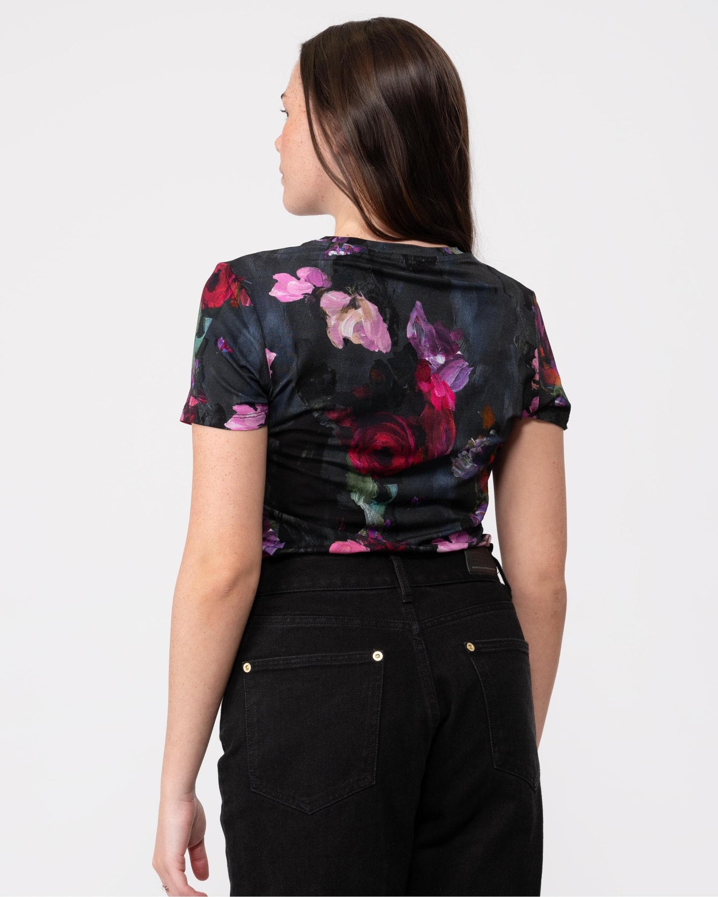 Ted Baker Karlyaa Womens Printed Fitted Tee