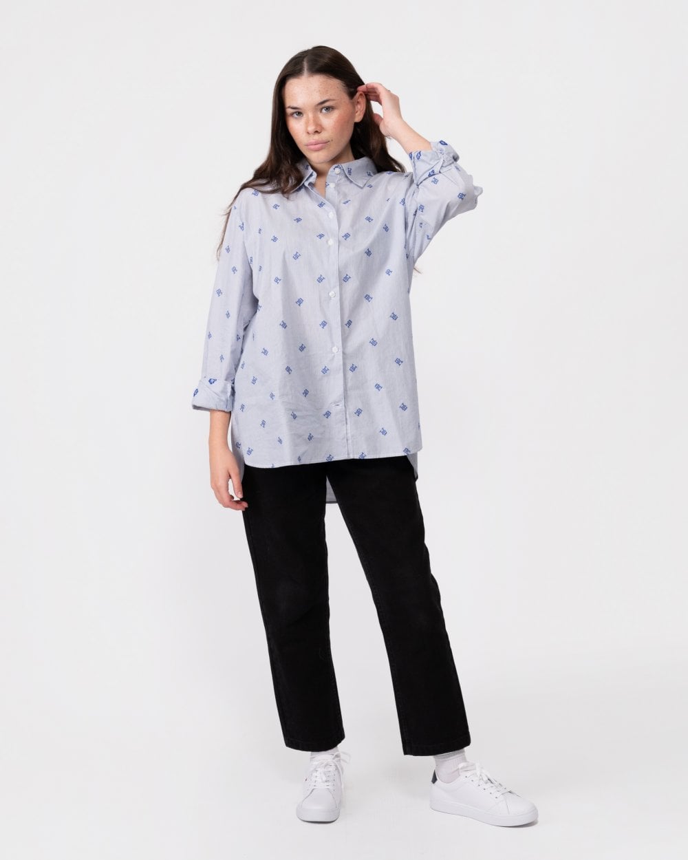 Tommy Hilfiger Ithaka Stripe Womens Easy Fit Shirt