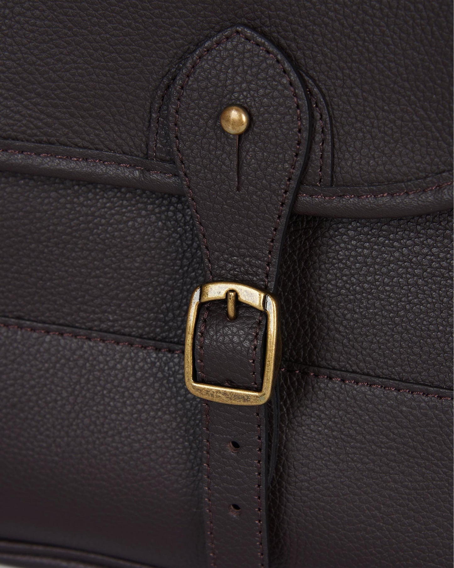 Barbour Unisex Leather Briefcase
