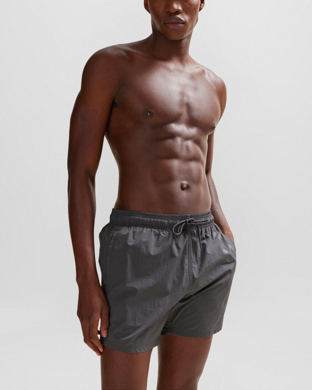 BOSS Orange Octopus Mens Quick-Drying Swim Shorts With Large Contrast Logo