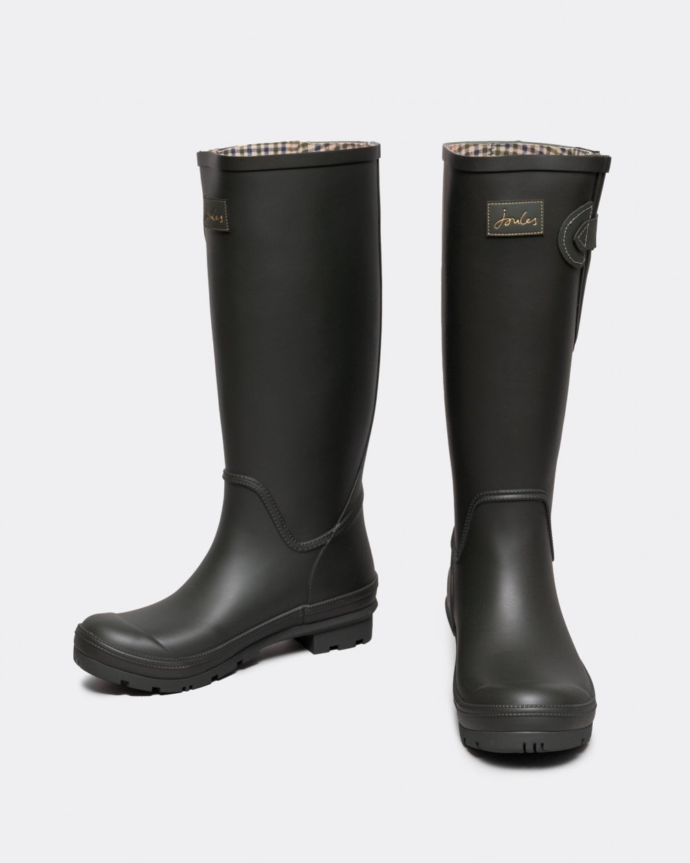 Joules Houghton Womens Adjustable Tall Wellies - Khaki