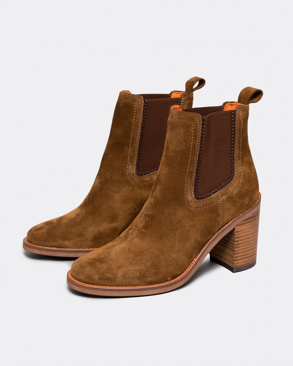 Penelope Chilvers Paloma Suede Womens Heeled Chelsea Boots