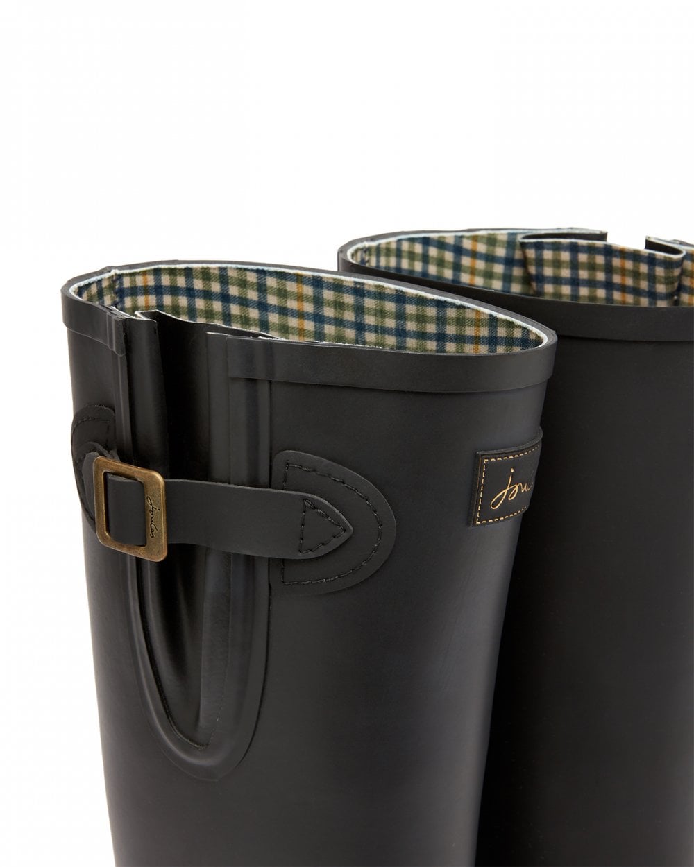 Joules Houghton Womens Adjustable Tall Wellies - Black