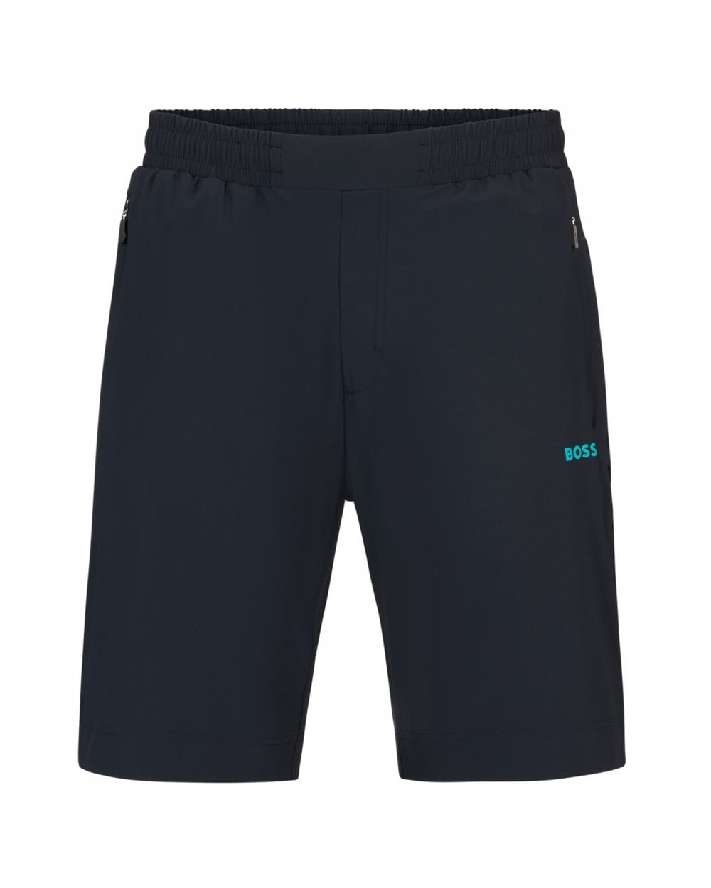 BOSS Green BOSS Green Hecon Active 1 Mens Regular-Fit Shorts with Decorative Reflective Artwork