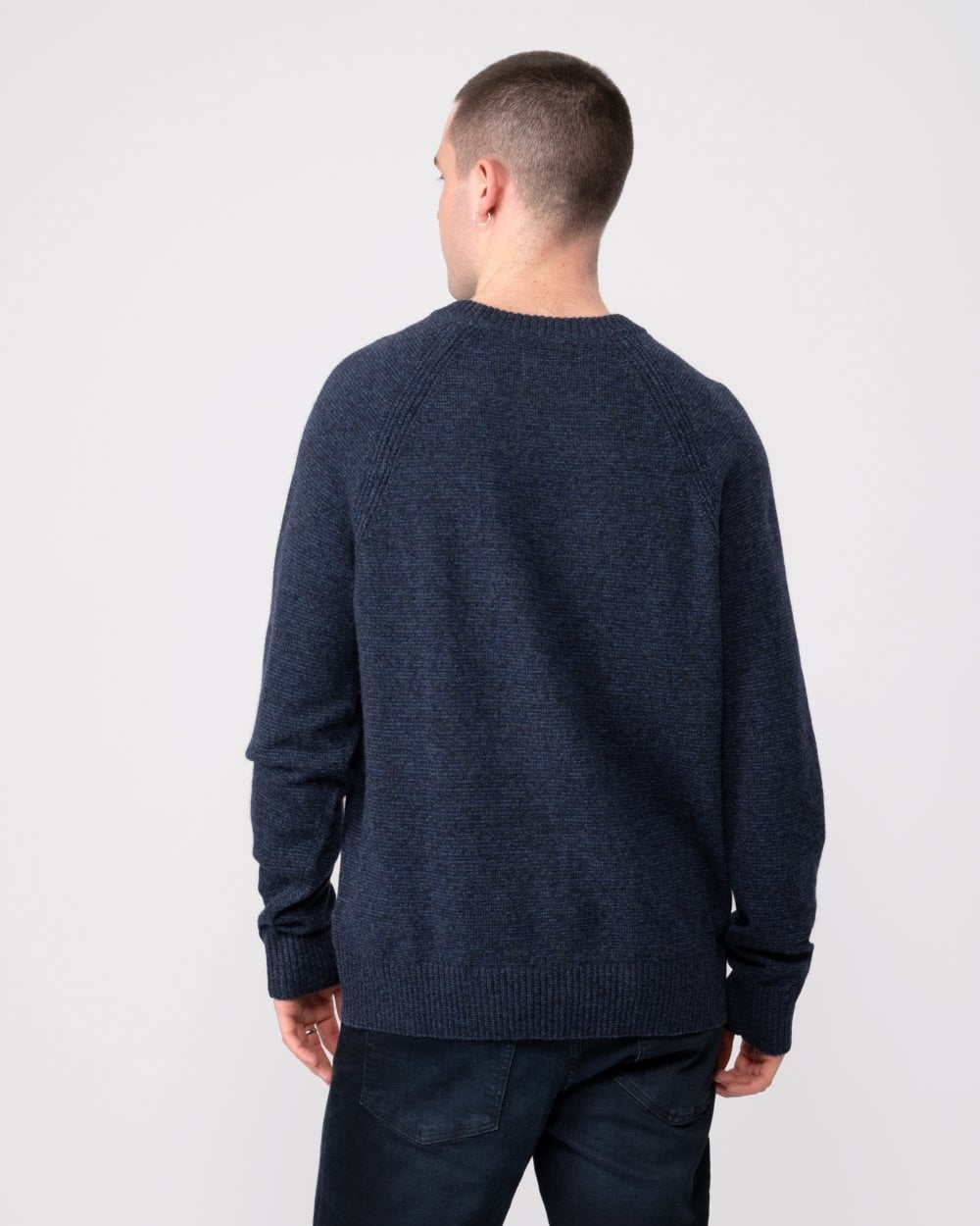 GANT GANT Mens Bicolored Raglan Crew Neck Jumper