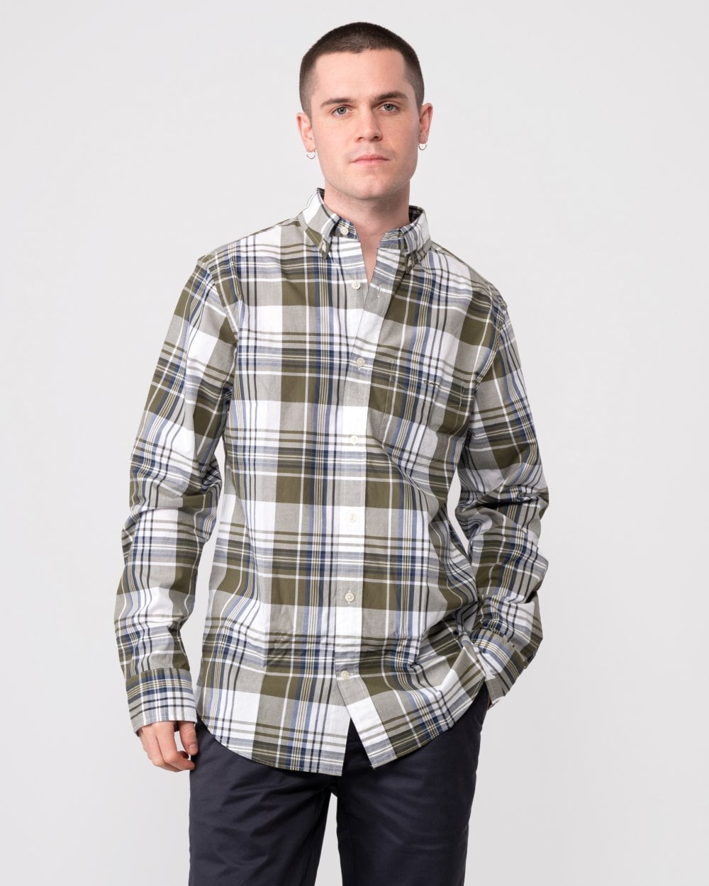 GANT Mens Reg Poplin Check Shirt