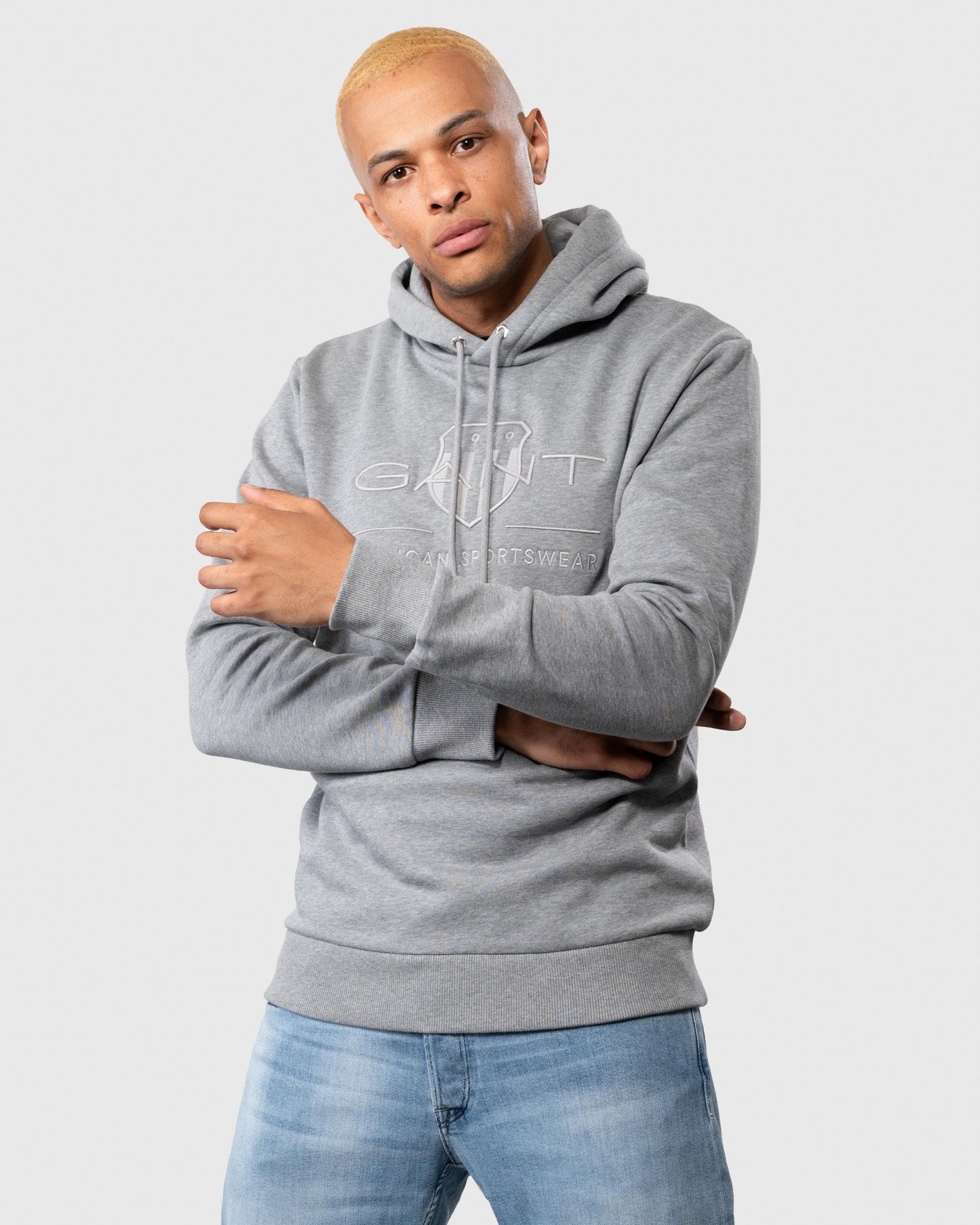 GANT Tonal Archive Shield Mens Hoodie