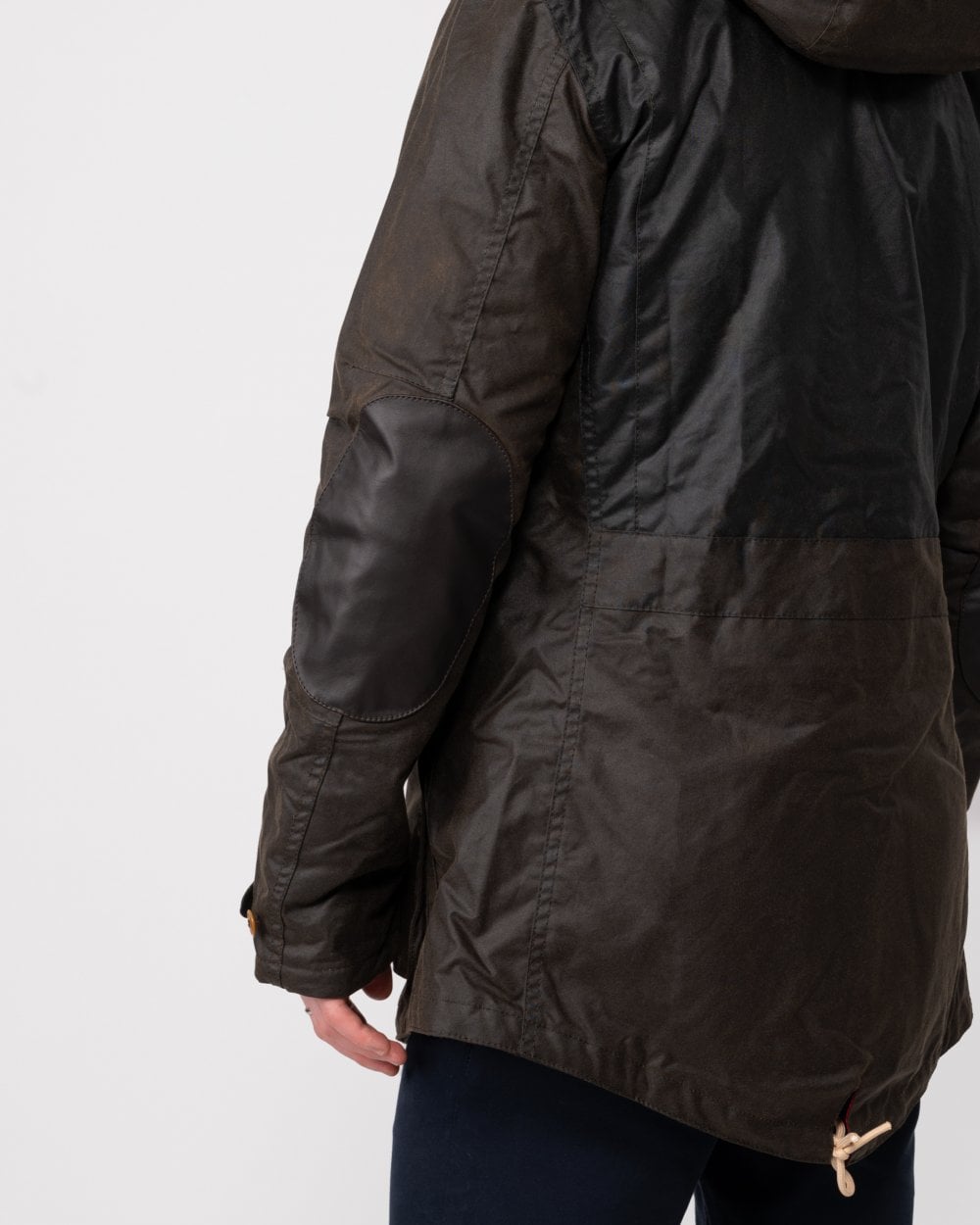 Barbour Game Mens Wax Parka - Olive