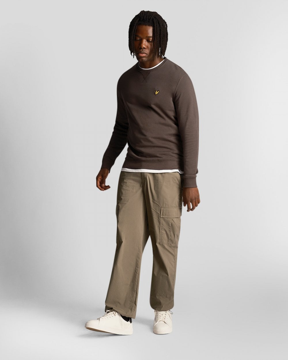 Lyle & Scott Mens Sweatshirt ML424VOG - W635 Gunmetal