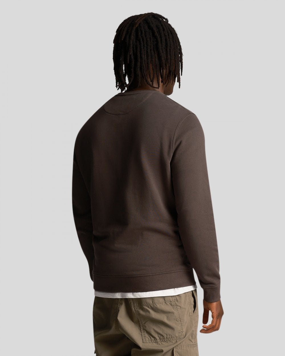 Lyle & Scott Mens Sweatshirt ML424VOG - W635 Gunmetal