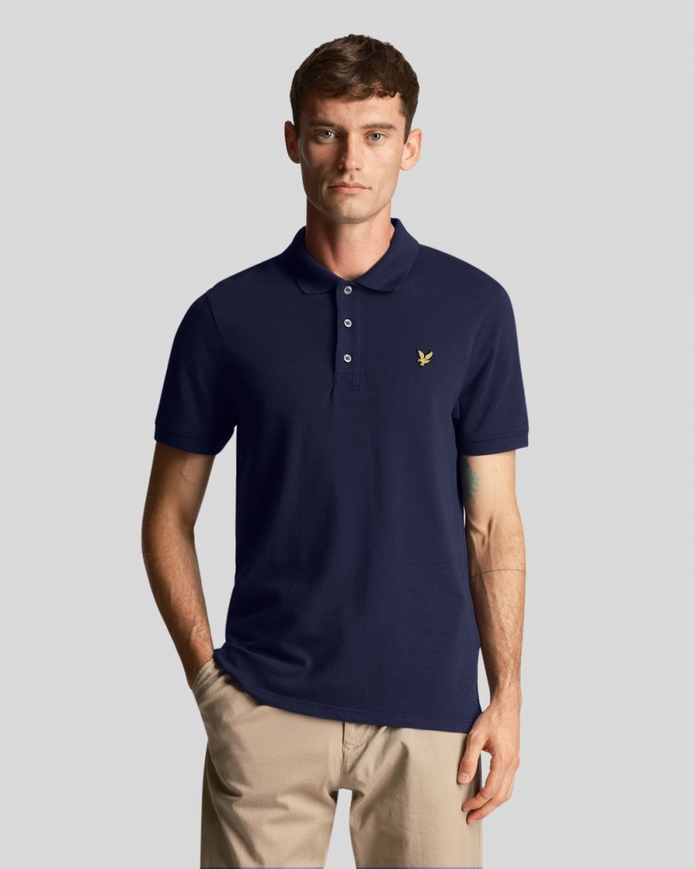 Lyle & Scott Plain Mens Polo Shirt SP400VOG