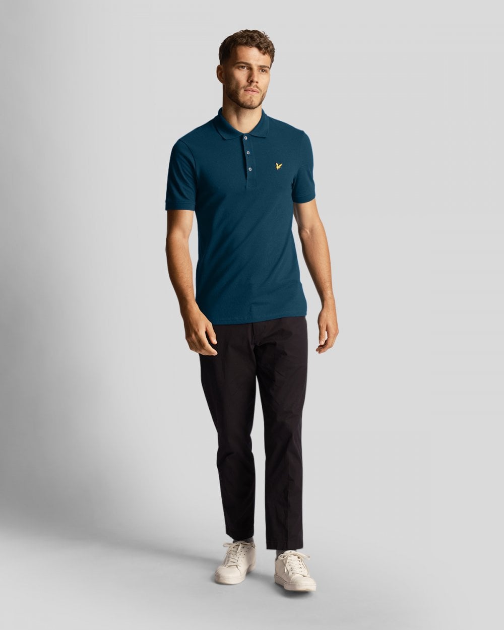 Lyle & Scott Plain Mens Polo Shirt SP400VOG - W992 Apres Navy