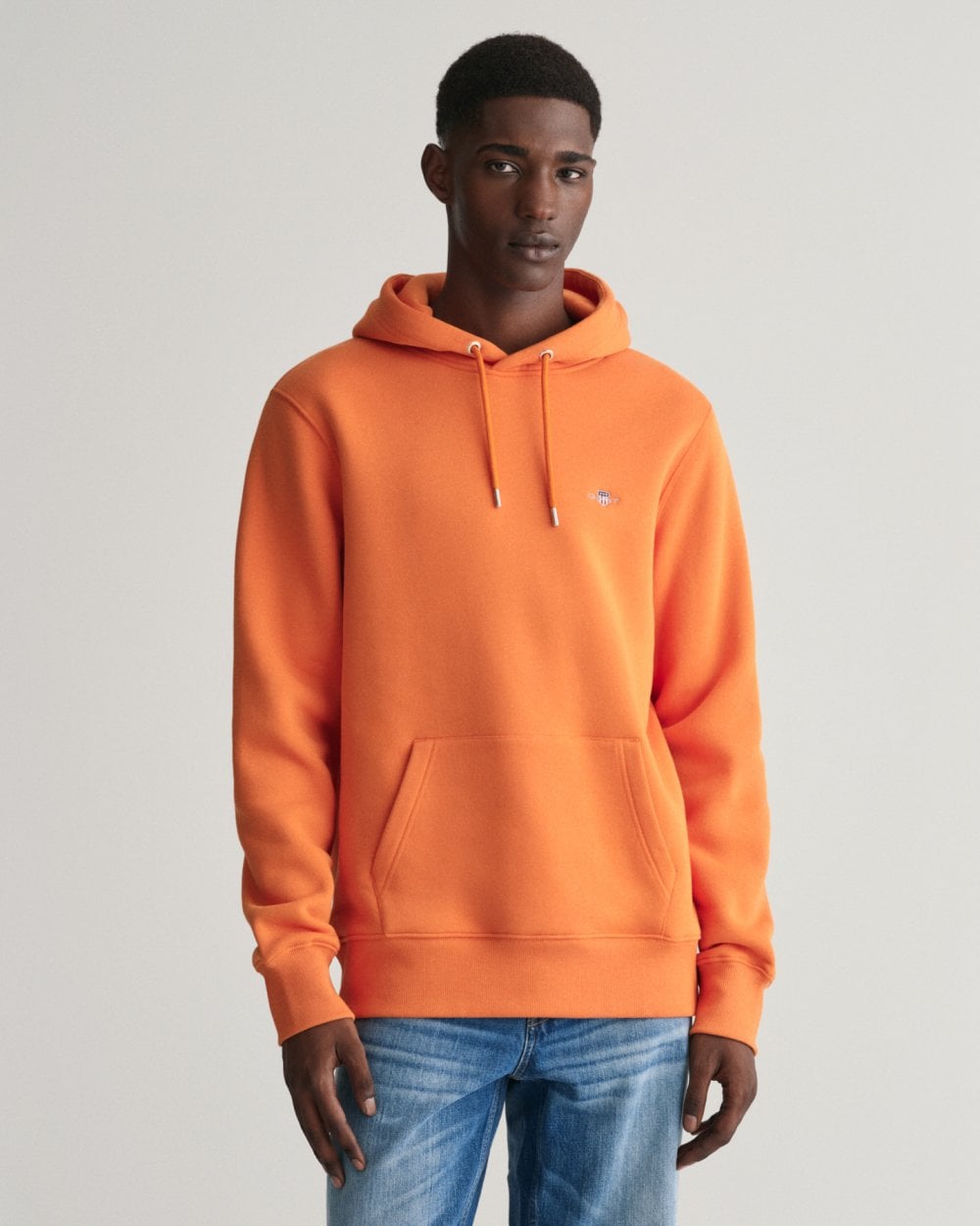 GANT Mens Regular Fit Shield Logo Pullover Hoodie
