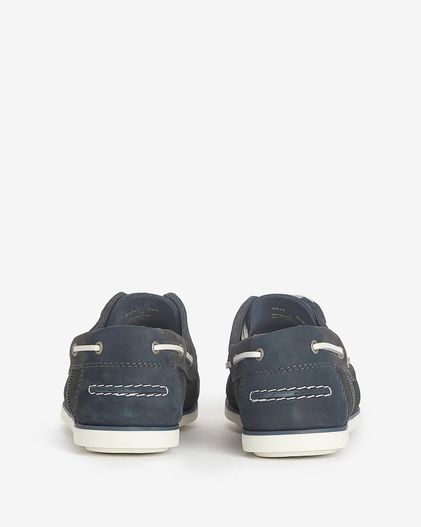 Barbour Wake Mens Boat Shoes - Blue/Grey