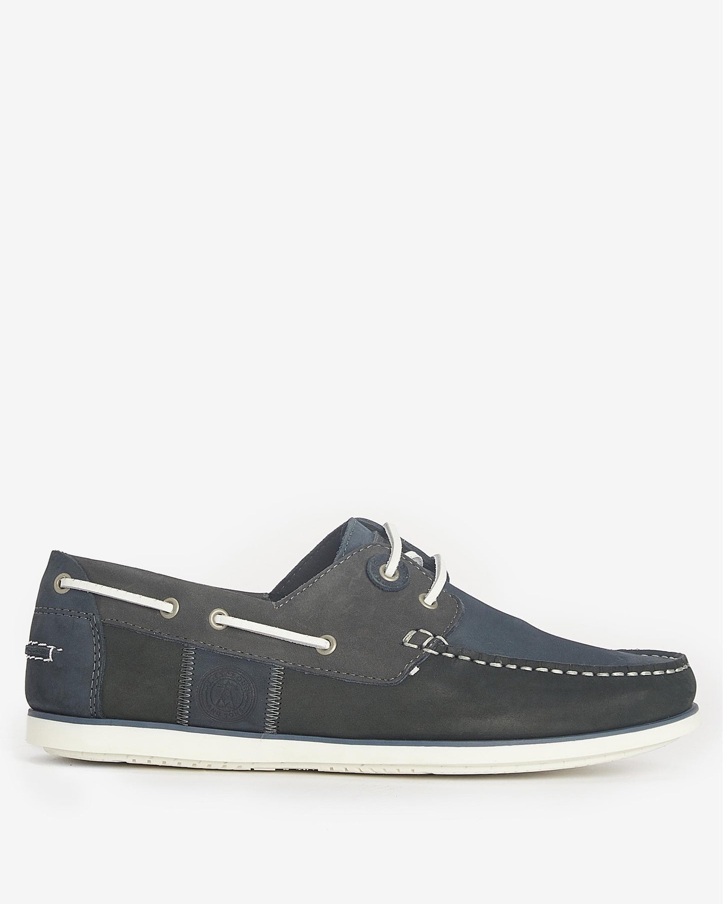 Barbour Wake Mens Boat Shoes - Blue/Grey