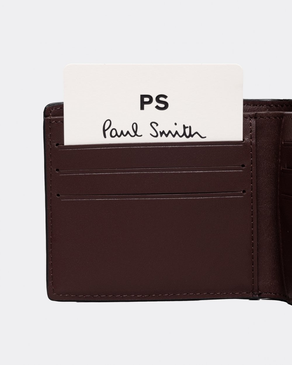 Paul Smith Mens Zebra Logo Leather Billfold Wallet