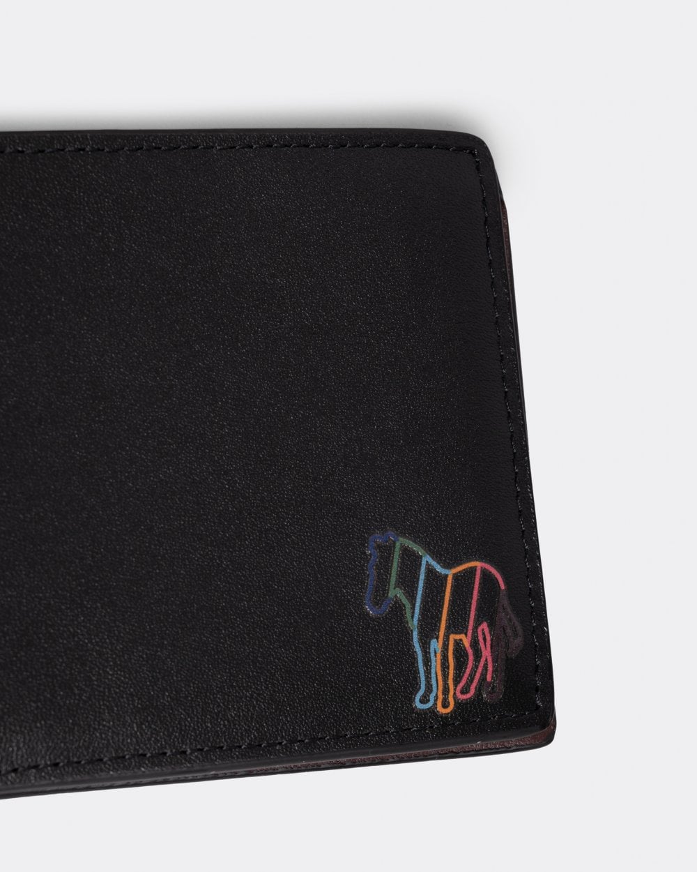 Paul Smith Mens Zebra Logo Leather Billfold Wallet