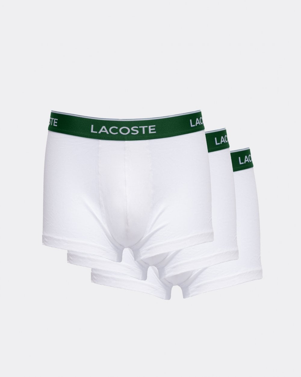 Lacoste Pack of 3 Mens Casual Cotton Stretch Boxer Trunks