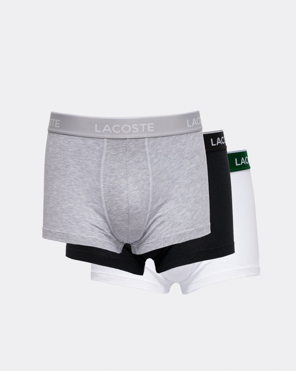 Lacoste Pack of 3 Mens Casual Cotton Stretch Boxer Trunks