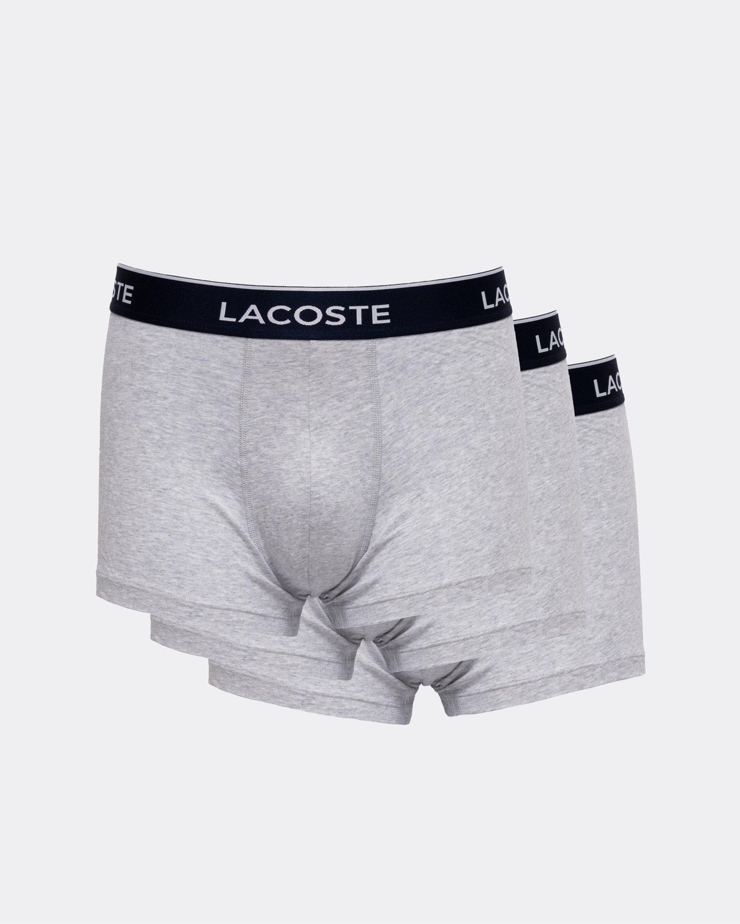 Lacoste Pack of 3 Mens Casual Cotton Stretch Boxer Trunks