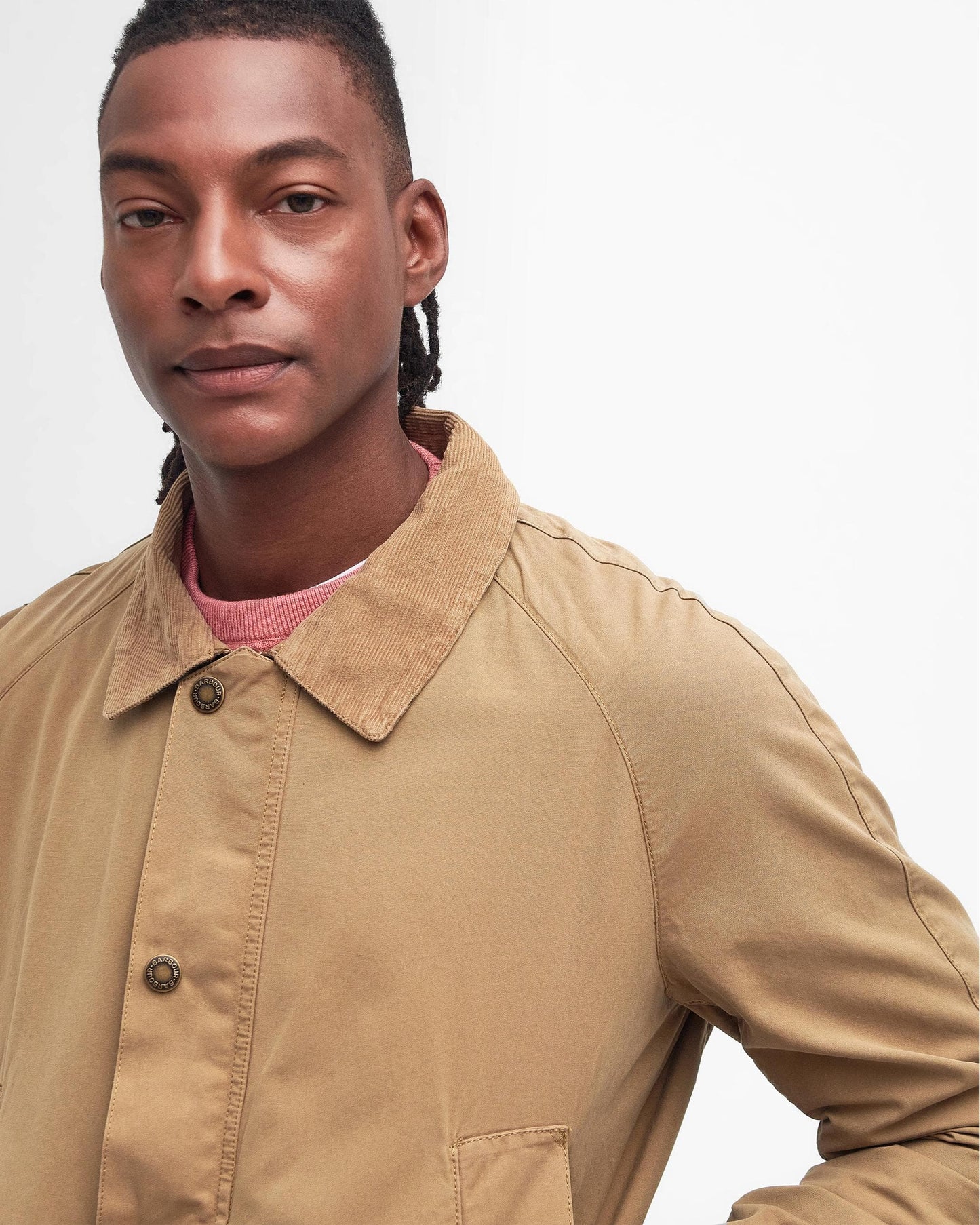Barbour Ashby Mens Casual Jacket - Stone