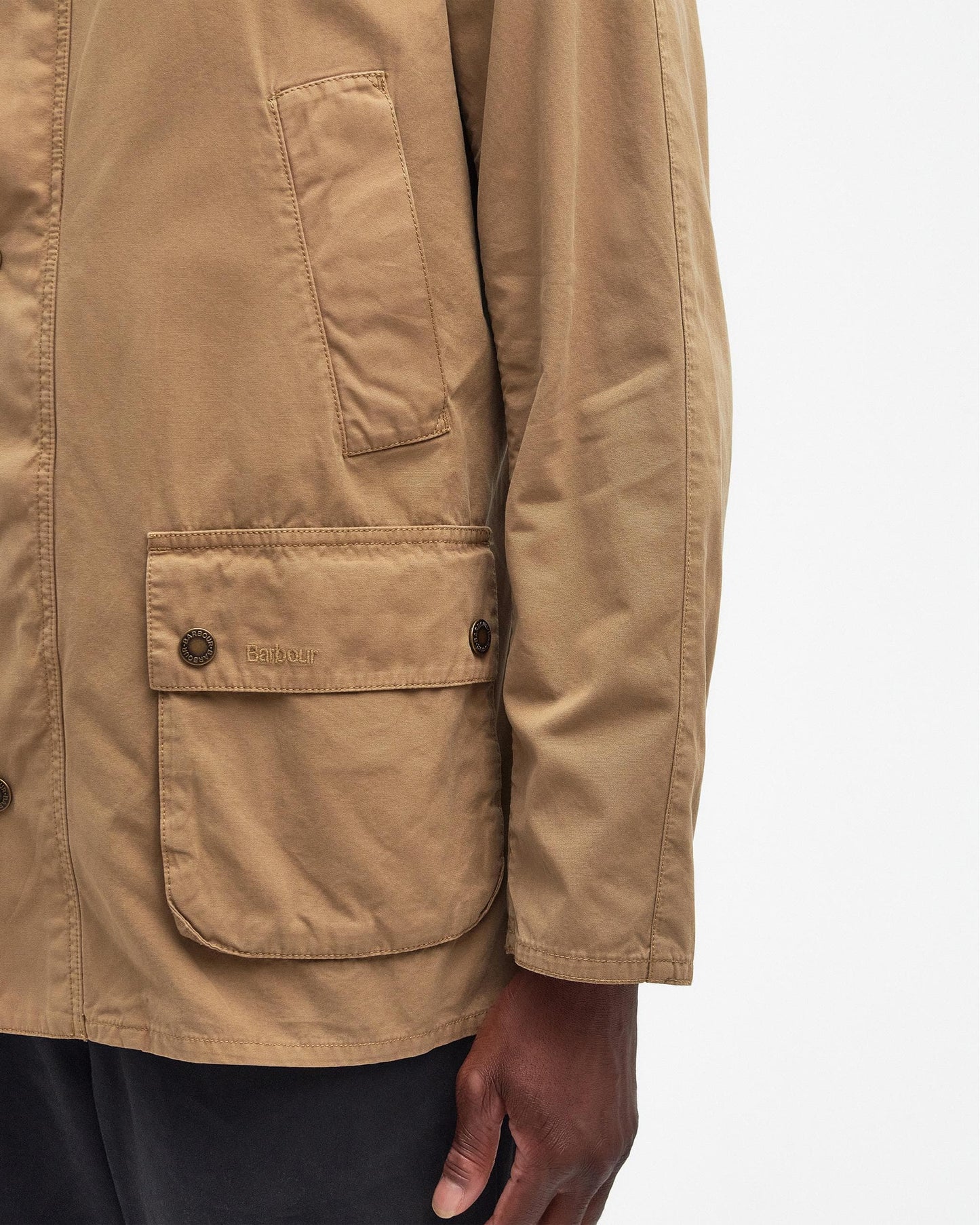 Barbour Ashby Mens Casual Jacket - Stone