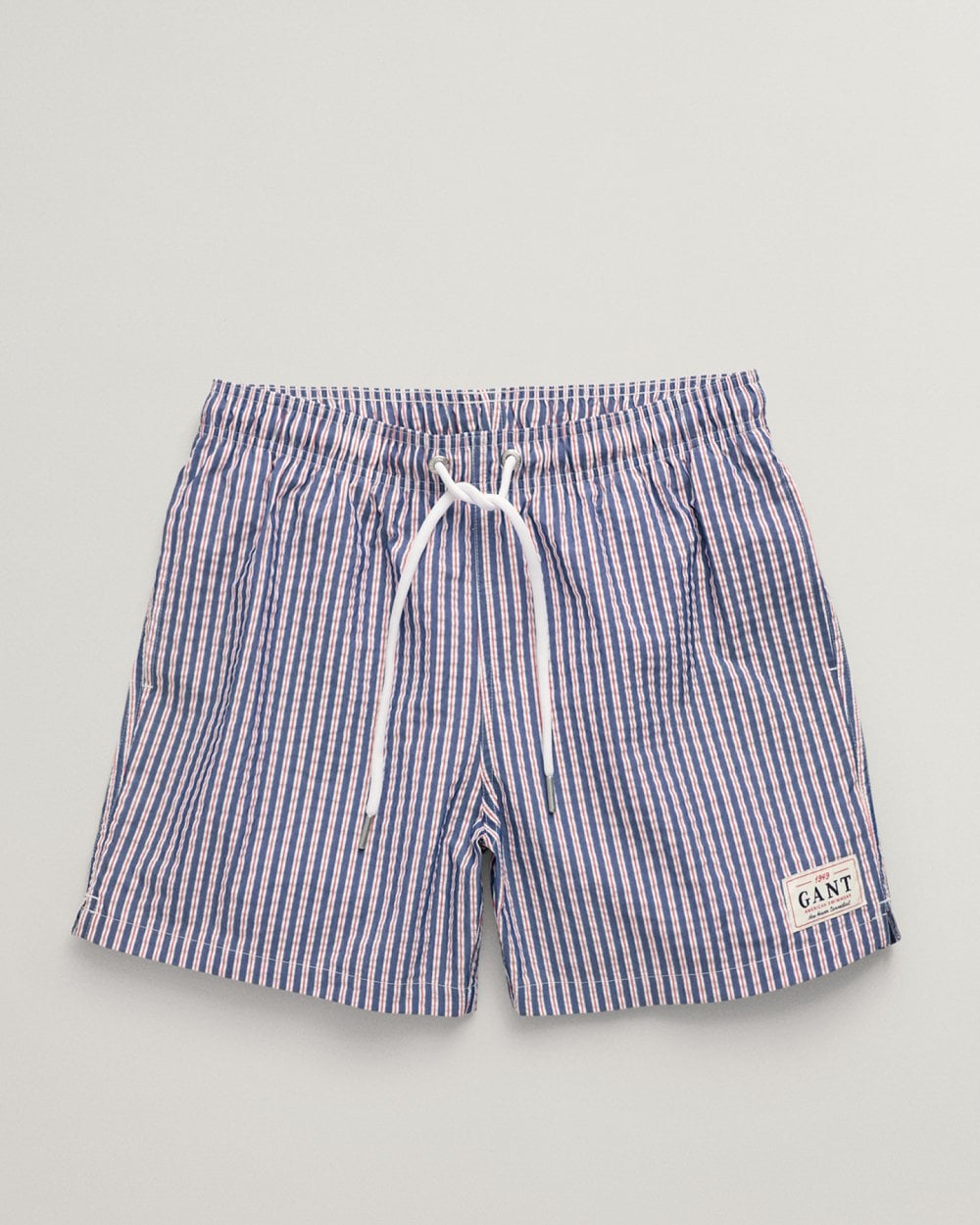 GANT Mens Regular Fit Seersucker Swim Shorts